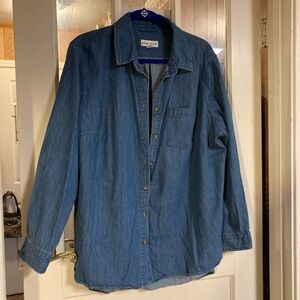 Ava & Viv Blue Button Down Shirt